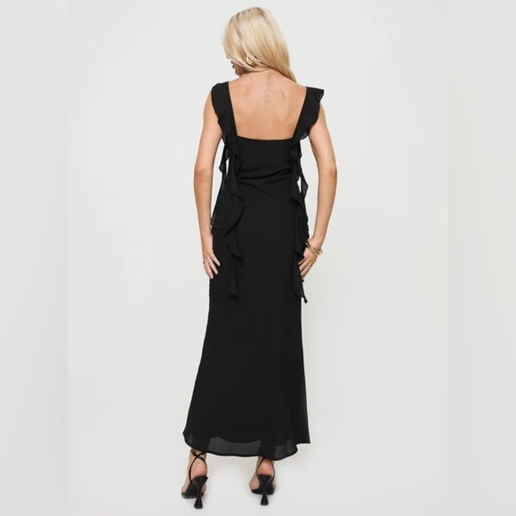 PRINCESS POLLY Lanai Black Maxi Dress 2 - Picture 3 of 8
